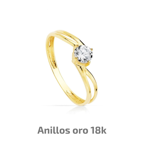 Anillos oro 18k